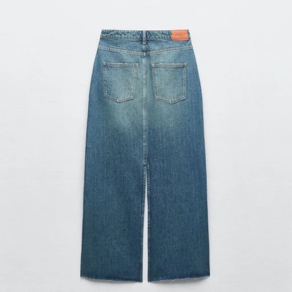 ZARA DENIM SKIRT Z1975 - Picture 3 of 6